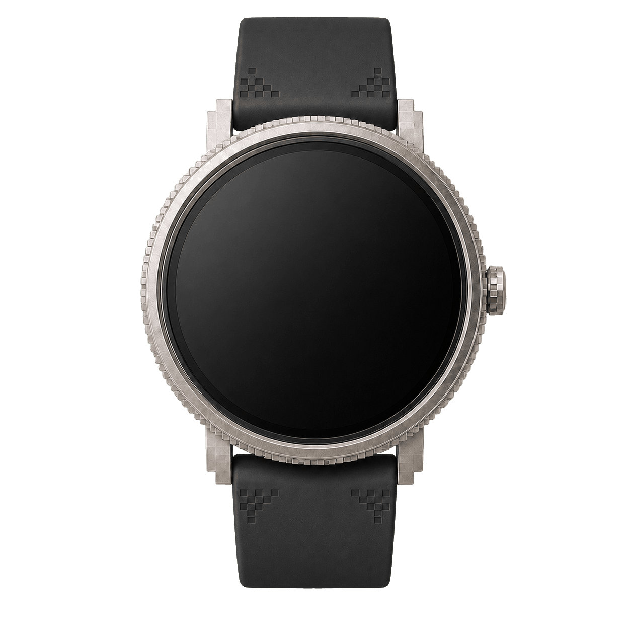 Deep Horizon on a charcoal strap